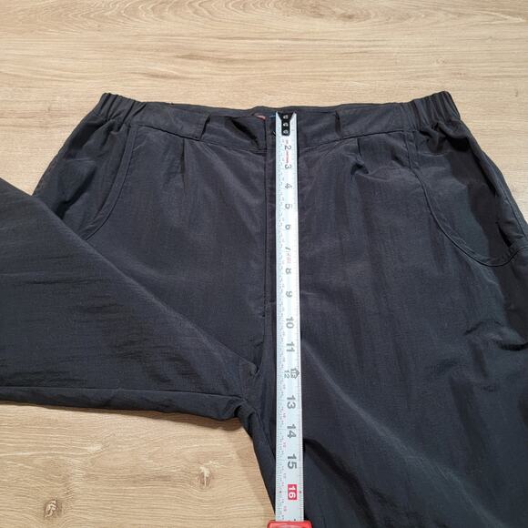 Rail Ryders Mens Size Medium Black Pants Nylon Gorpcore Outdoors Hiking Pockets - Picture 10 of 11